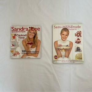 Sandra Lee Cocktail and Desert Cookbook Set